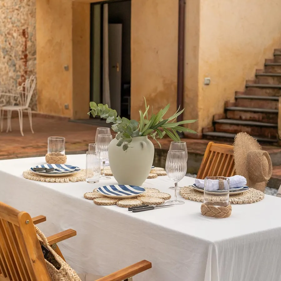 Summer Collection Tallerken 26cm Blå Striper<SEASONS Sale