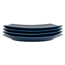 Sense Cobalt Tallerken Firkant 27cm 4pk<PORSGRUNDS PORSELÆNSFABRIK