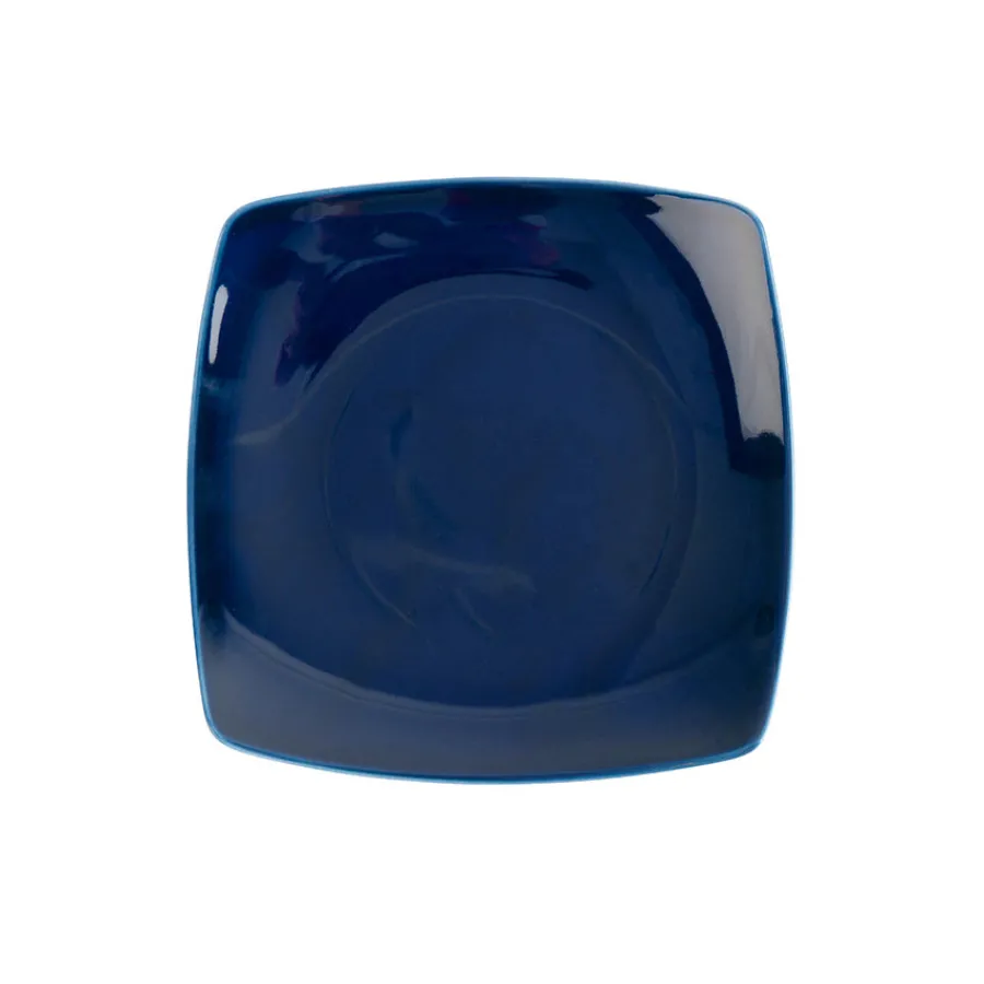 Sense Cobalt Tallerken Firkant 21cm 4pk<PORSGRUNDS PORSELÆNSFABRIK Discount