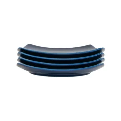 Sense Cobalt Tallerken Firkant 21cm 4pk<PORSGRUNDS PORSELÆNSFABRIK Discount