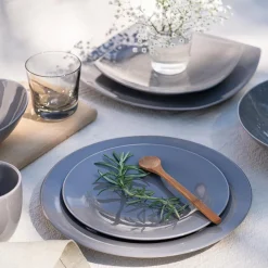 Sense Earth Tallerken 22cm 4pk<PORSGRUNDS PORSELÆNSFABRIK Best