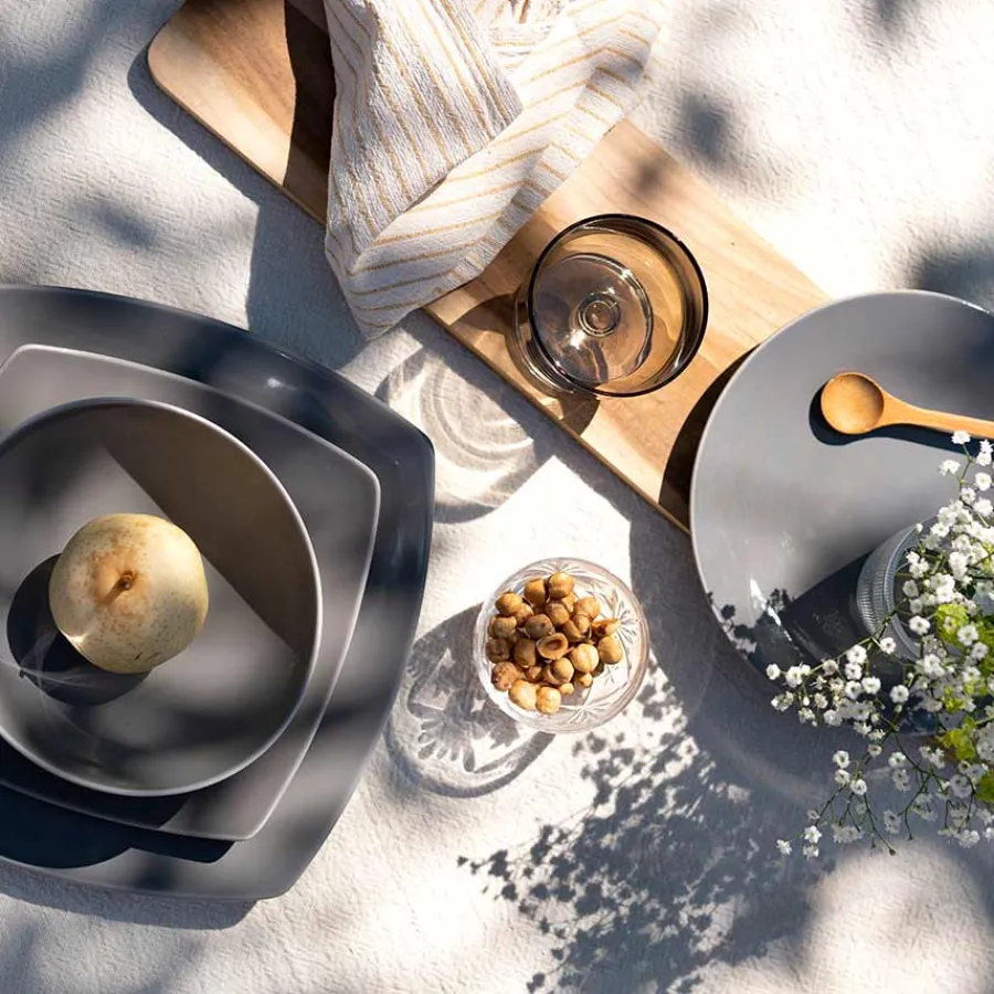 Sense Earth Tallerken 22cm 4pk<PORSGRUNDS PORSELÆNSFABRIK Best