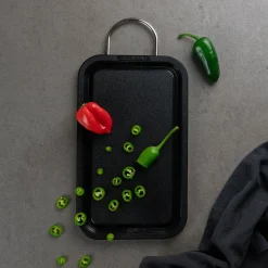 Skjærebrett I Plast Svart 26,5x16x1,3cm<GLOBAL Discount