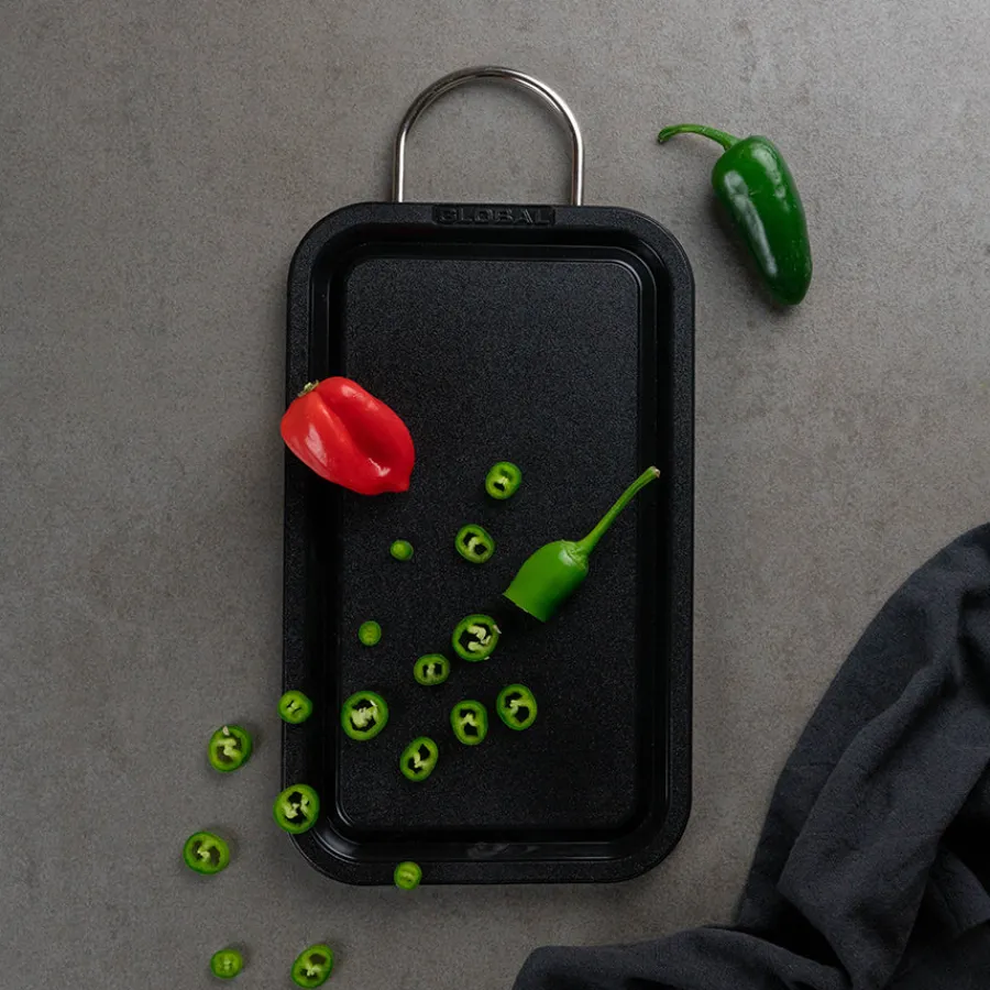 Skjærebrett I Plast Svart 26,5x16x1,3cm<GLOBAL Discount