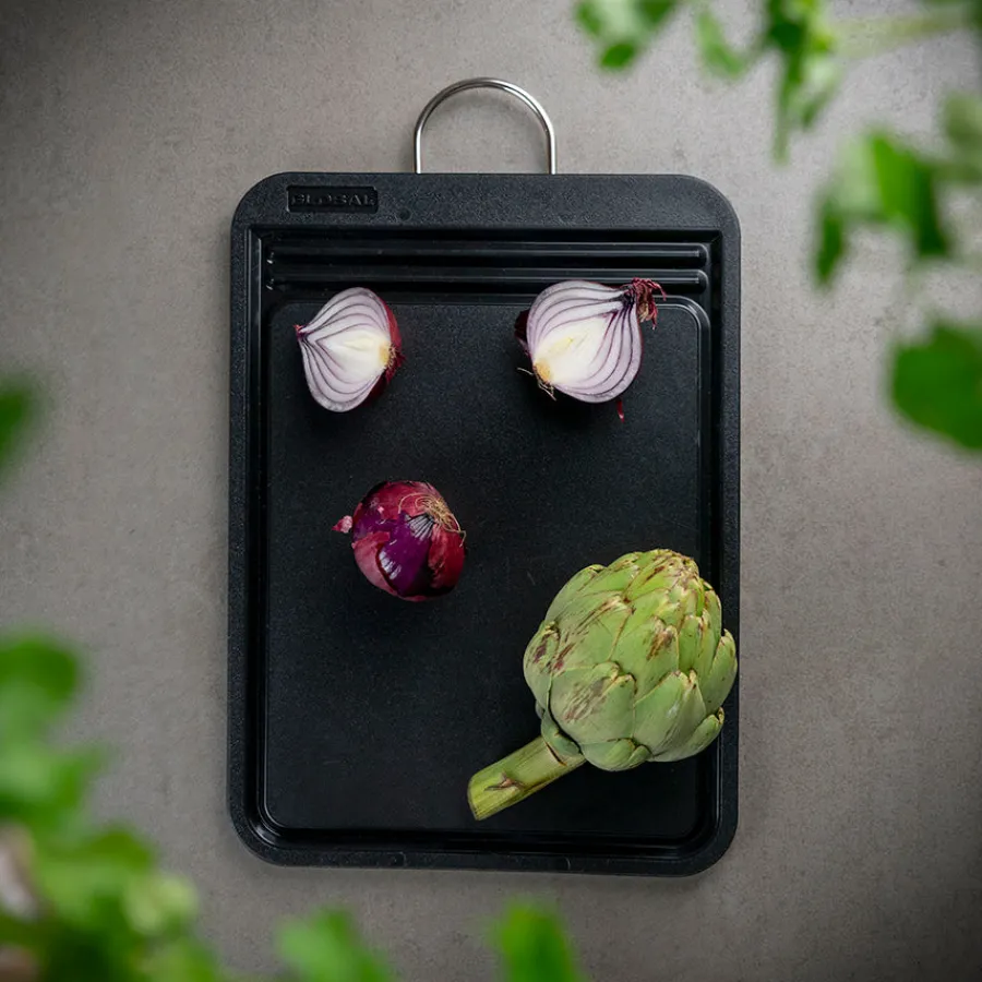 Skjærebrett I Plast Svart 36,5x26,5x1,3 cm<GLOBAL Clearance