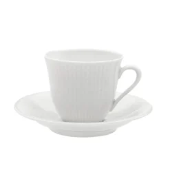 Swedish Grace Kaffekopp 16cl & Skål Snø/Hvit<RÖRSTRAND Best