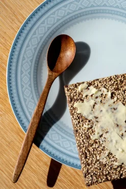 TALLERKEN FLAT 28 CM BLÅ - 4PK<PORSGRUNDS PORSELÆNSFABRIK Discount