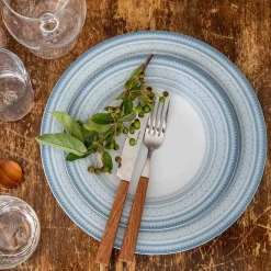 TALLERKEN FLAT 28 CM BLÅ - 4PK<PORSGRUNDS PORSELÆNSFABRIK Discount