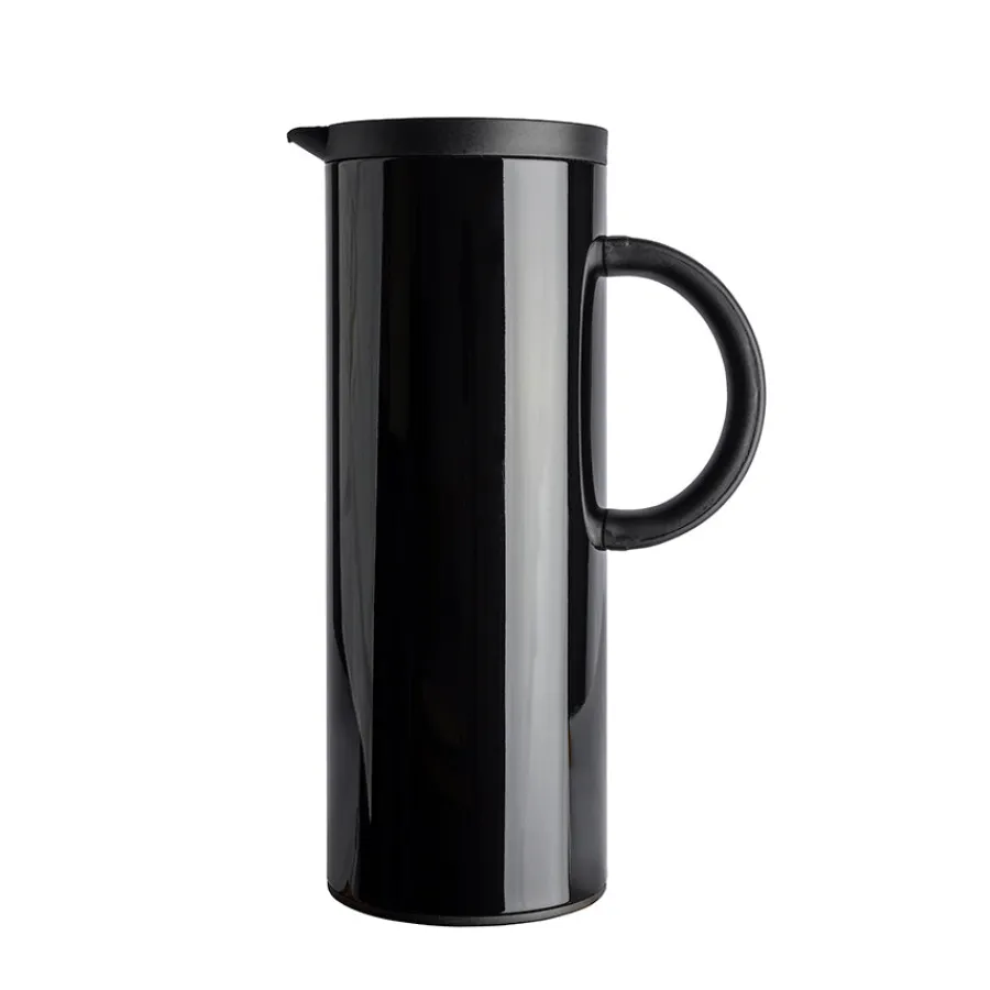 TERMOKANNE SORT 1L CYLINDER<CHRISTIANIA 1739