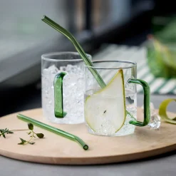 Torino Glasskrus 40cl Grønn 2pk<Lyngby Glas New