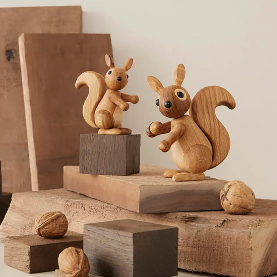 Trefigur Peanut Baby Ekorn<SPRING COPENHAGEN Outlet