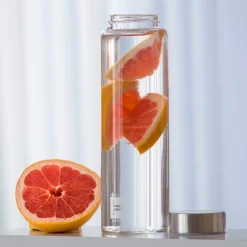 Vannflaske 1L u/trekk<HADELAND GLASSVERK