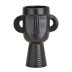 Vase Keramikk 24cm Svart<G.WURM Online