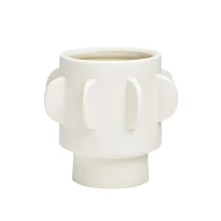 Vase Porselen Hvit 14 cm<G.WURM New