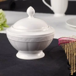 White Pearl Sukkerskål 35cl med Lokk<VILLEROY & BOCH Hot