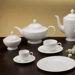White Pearl Sukkerskål 35cl med Lokk<VILLEROY & BOCH Hot
