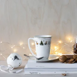 Wik & Walsøe Julemorgen Girlander Skål Til Krus 30cl<WIK & WALSØE