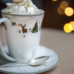 Wik & Walsøe Julemorgen Girlander Skål Til Krus 30cl<WIK & WALSØE