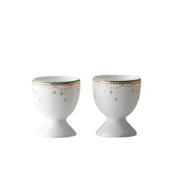 Wik & Walsøe Julemorgen Girlander Eggeglass 2pk<WIK & WALSØE Best