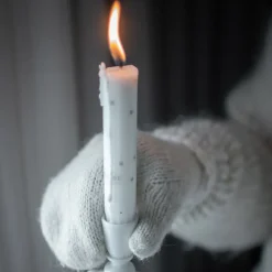 Wik & Walsøe Julemorgen Kronelys 2pk<WIK & WALSØE New