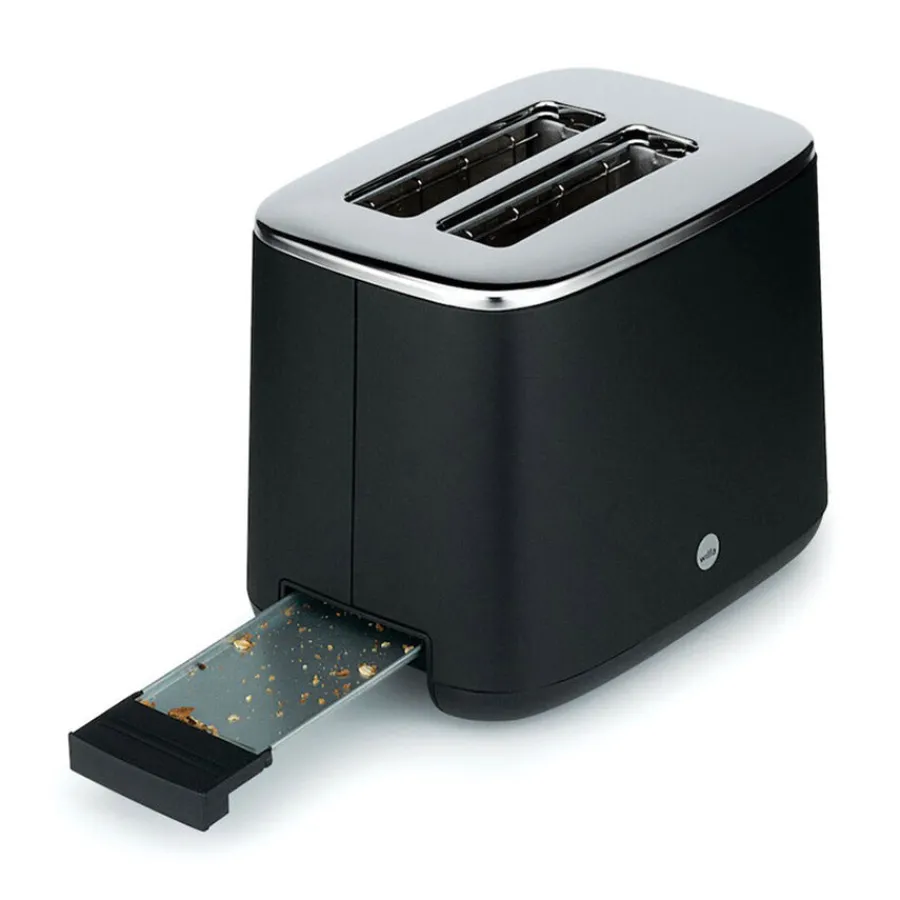 Lunch TO2B-1000 Brødrister Matt Sort<WILFA Online